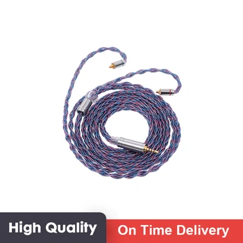 XINHS 8-жильный гибридный кабель Leeds 6N с серебряным покрытием OCC + 7N OCC