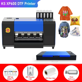 XP600 DTF Принтер Для печати футболок Машина для печати A3 Непосредственно на пленку DTF Трансферный принтер для тканевой одежды толстовки dtf принтер