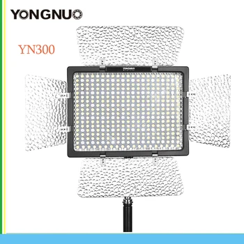YONGNUO YN300 LED Video Light 5600K Camera Photo Lighting Видеокамера Фотографический Свет LED Camera Video Light для Студийного Видео