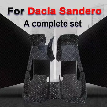 Автомобильные Коврики Для Dacia Sandero III DJF 2020 2021 2022 Пылезащитные Автомобильные Коврики Tapetes Para Carro Автомобильные Аксессуары Для Интерьера