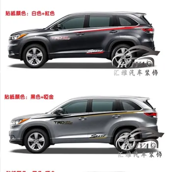 Автомобильные наклейки для Toyota Highlander 2015-2018 внешнее украшение спортивная индивидуальность модификация наклейки