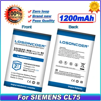 Аккумулятор LOSONCOER 1200 мАч для аккумулятора мобильного телефона SIEMENS CL75