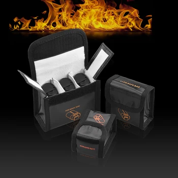 Аккумуляторная батарея для DJI Mavic Mini 1/2/SE/MINI 3 PRO Защитный чехол для хранения Аккумуляторная батарея Безопасная сумка Огнеупорная защитная коробка Аксессуары