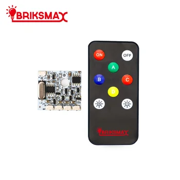Аксессуары для светодиодных светильников BriksMax Плата радиочастотного приемника и пульт дистанционного управления для вентиляторов DIY
