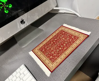 Большой Винтажный коврик для мыши в европейском стиле, Арабский культурный и креативный ковер в персидском стиле, коврик для мыши для геймеров с пользовательским принтом
