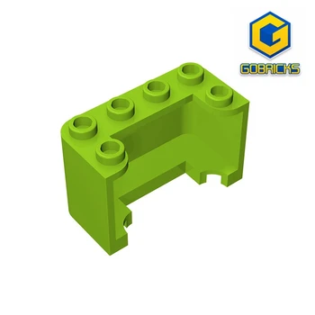 Ветровое стекло Gobricks GDS-1156 2 x 4 x 2 Вертикальное совместимо с lego с lego 4594 детские развивающие строительные блоки 