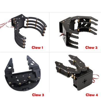 Высококачественные Механические когти-захваты, механические руки робота с сервоприводами на 180 градусов для Arduino, детали для игрушек для программирования 