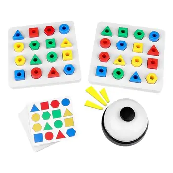 Головоломка в форме Для малышей, Логические игры Для малышей, настольные игры с геометрическими фигурами для 2 игроков, Игры для