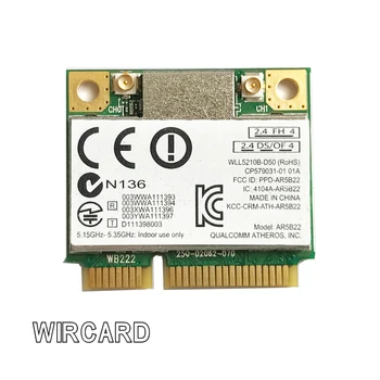 Двухдиапазонный 300 Мбит/с WiFi AR5B22 Беспроводной Half Mini PCI-E WLAN 2,4 G/5 ГГц Wi-Fi + BT 4,0 Комбинированная сетевая карта локальной сети