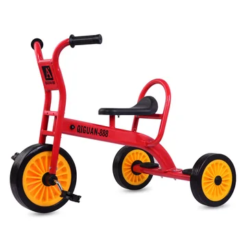 Детский сад для детей в помещении и на улице, Двухместный велосипед, трехколесный велосипед, одинарный двухместный развлекательный педальный родитель-ребенок