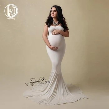 Длинное платье для беременных Don & Judy, Элегантные Платья для беременных, Макси Платье для беременных, реквизит для фотосессии