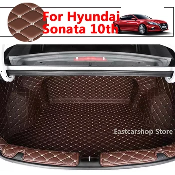 Для Hyundai Sonata 10th 2022 2020 2021 Автомобильный Коврик для заднего Багажника На Заказ 