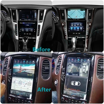 Для Infiniti QX50 EX25 EX35 2009-2019 Android 9 Carplay Радиоплеер Автомобильный GPS Навигация Головное Устройство Автомобильный Стерео Мультимедийный Плеер