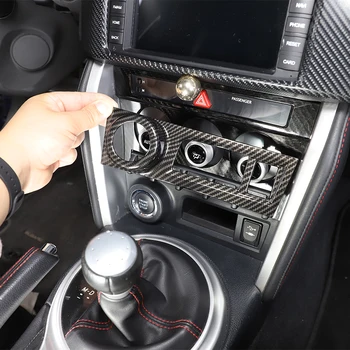 Для Toyota 86 GT86 Subaru BRZ ZC6 2012-2021 Автомобильная Кнопка запуска с одной кнопкой Декоративная Рамка Наклейка ABS Защита от запуска с одной кнопкой