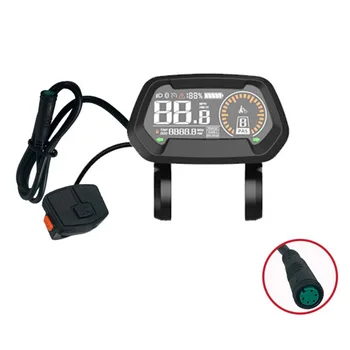 ЖК-дисплей DZ43 LCD Instrument BBS02 BBSHD Черный цвет DZ43 съемный дисплей Запчасти для электровелосипедов Электрический велосипед 1шт