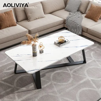 Журнальный столик AOLIVIYA, современный минималистичный журнальный столик, стол для гостиной, домашний чайный столик, Простая маленькая квартира, маленький столик
