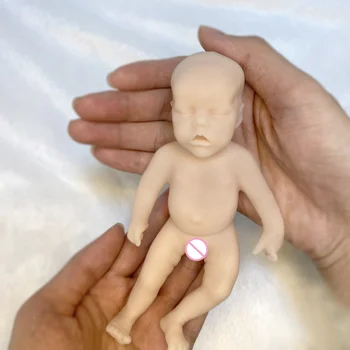 Игрушки для девочек, Силиконовая твердая кукла-Реборн, Белый эмбрион, кукла Bjd Без макияжа, 15 см