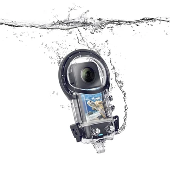 Камера для дайвинга 60 м Водонепроницаемый чехол для корпуса, водонепроницаемые фильтры для дайвинга, Аксессуары для камеры Insta360 ONE X3