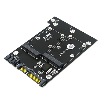 Карта-адаптер Naked Card с двойным SSD-накопителем MSATA в Dual SATA3.0 6 Гбит/с Со светодиодным индикатором