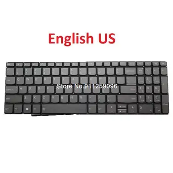 Клавиатура для ноутбука Lenovo V330-15IKB V330-15ISK V130-15IKB V130-15IGM Английская US SN20M63110 9Z.NXXSN.101 С подсветкой Серого цвета Новая