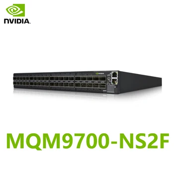 Коммутатор NVIDIA Mellanox MQM9700-NS2F Quantum 2 NDR InfiniBand с 64 портами 400 Гбит/с, 32 OSFP-порта, управляемый поток воздуха P2C