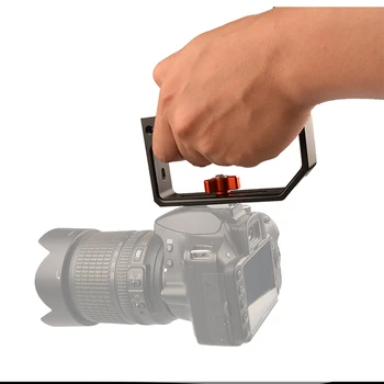 Комплект для камеры FOTGA с алюминиевой клеткой для DSLR-камеры, поддержка ручного стабилизатора, удлинитель, держатель рукоятки