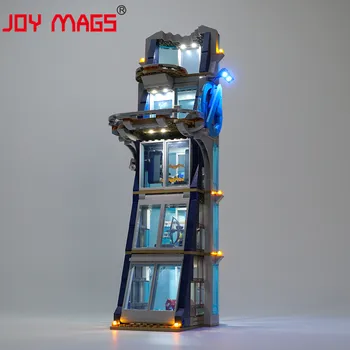 Комплект светодиодной подсветки JOY MAGS Only для боевой игрушки Avenger Tower, комплект освещения, совместимый с 76166 (не включает модель)