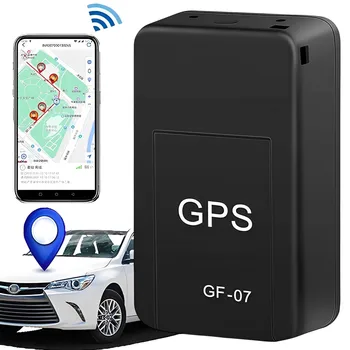 Мини-автомобильный GPS-трекер GF-07, отслеживающий в режиме реального времени Противоугонный локатор с защитой от потери, сильное магнитное крепление, устройство для определения местоположения SIM-карты