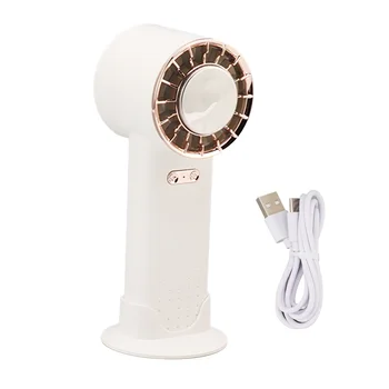 Мини Ручной вентилятор 3 Скорости Перезаряжаемый Полупроводниковый охлаждающий USB Настольный вентилятор для домашнего офиса на открытом воздухе