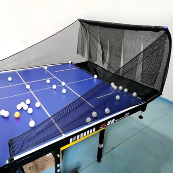 Мобильная сетка для ловли мячей, Профессиональная сетка для настольного пинг-понга с несколькими шариками, сетка для сбора мусора Со стойкой для игры в пинг-понг