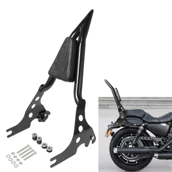 Мотоцикл Черный Съемная Пассажирская Спинка Сисси Бар для Harley Sportster XL883 XL1200 C/N/R 48 72 Iron SuperLow Custom