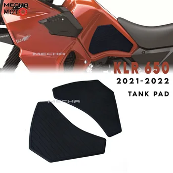 Накладка для топливного бака Kawasaki KLR 650 KLR650 2021 2022 Противоскользящая, Устойчивая К царапинам Резиновая Накладка На колено Наклейка Защита топливного бака