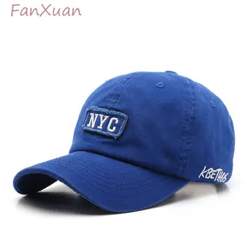 Новая мужская бейсболка в стиле ретро из промытого хлопка, мягкие шляпы-снэпбэк для женщин, солнцезащитная шляпа, Женская кепка