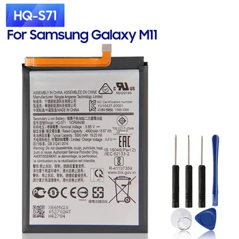 Новая Сменная батарея HQ-S71 Для Samsung Galaxy M11 SM-M115F SM-M115F/DSN SM-M115M S000mAh Аккумуляторы для телефонов