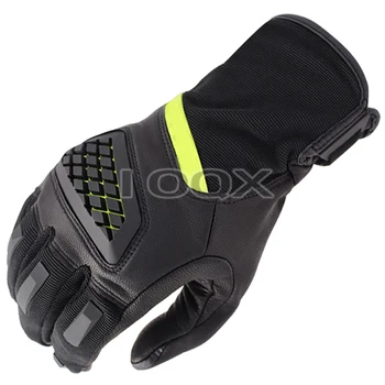 Новые черные/желтые мотоциклетные перчатки Neutron 3, Летние гоночные перчатки, мотоциклетные перчатки MX из натуральной кожи