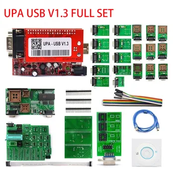 Новый USB-программатор UPA Версии V1.3 с полным набором адаптеров UPA-USB 1.3 Основной блок TMS NEC ECU Чип-Перемычка для настройки и разъем Eeprom Кабель