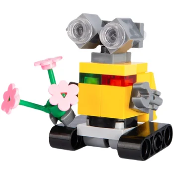 НОВЫЙ Робот Wall-E Wall E EVE Walle, строительные Блоки, Мини-фигурки, игрушки