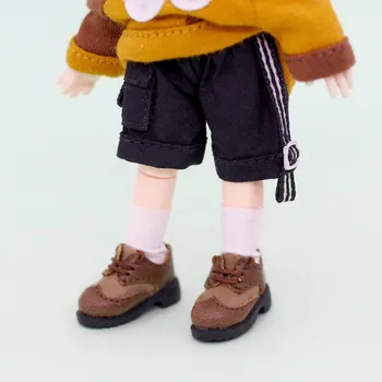 Одежда для кукол Ob11 подходит к размеру 1/12 GSC, стильные новые шорты-карго с боковым карманом на коленях и спортивными мужскими и женскими карманами