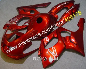 Онлайн-покупка Обтекателей YZF600R 97-07 Из Китая Для Yamaha YZF-600R Thundercat 1997-2007 Темно-Красный Велосипедный Обтекатель