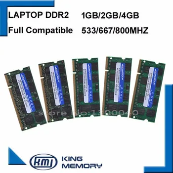 Оперативная память ноутбука KEMBONA для Intel DDR2 ram 1GB 2GB 4GB ram 800MHZ/667MHZ/533MHZ/PC2 6400 53001G 2G память ноутбука 200PIN оригинал