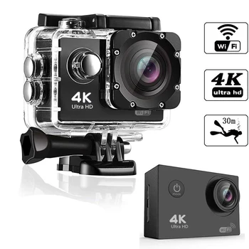 Оригинальная Экшн-камера H9 Ultra HD 4K/30fps WiFi 2,0-дюймовый 170D Подводный Водонепроницаемый Шлем Для Записи видео Камеры Sport Cam