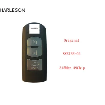 Оригинальный 3 Кнопки Smart Remote Auto Автомобильный Брелок Для MAZDA 2013-2019 CX-3 CX-5 Axela Atenza Модель SKE13E-02 Управление 315 МГц