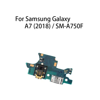 Оригинальный USB-порт для зарядки, разъем для док-станции, зарядная плата, гибкий кабель для Samsung Galaxy A7 (2018) SM-A750F