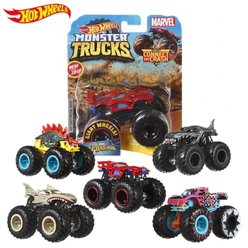 Оригинальный внедорожник Hot Wheels Monster Car Big Foot Muscle, отлитый под давлением, модель 1/64, аниме-пикап, игрушка для мальчика, подарок на день рождения