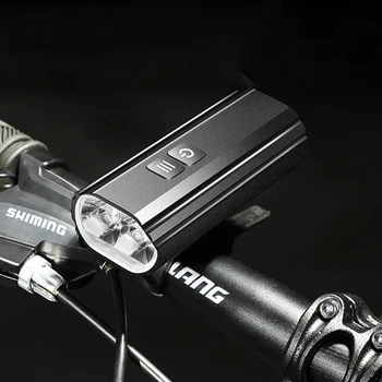 Передние Фары MTB Велосипеда USB LED Перезаряжаемая Водонепроницаемая Фара для горного Велосипеда Предупреждение о велосипедном Свете Велосипедные Аксессуары