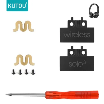 Петля для оголовья KUTOU для Beat solo 3, сменная металлическая пряжка, разъем с логотипом, запчасти для ремонта, аксессуары для петель solo3