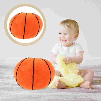 Плюшевая Баскетбольная игрушка Для мальчиков и малышей, игрушки для малышей от 1 до 3 лет, Мягкая детская подушка из полипропиленового Хлопка, Офисное спортивное моделирование