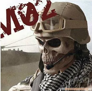 Полная маска с черепом КАСИКА Версия II Skeleton TAN [MK-11] шлем