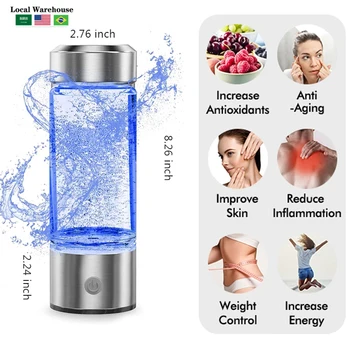 Портативная Электрофильтрная Бутылка для водородной воды Oplaadbare Negatieve Ionen, Чашка для воды, обогащенная водородом, Бутылка для воды