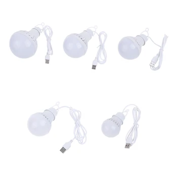 Портативные светодиодные лампы USB Light Энергосберегающий Белый аварийный свет USB LED Лампа для детской кровати в общежитии